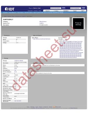 ICS9UM702BKLF datasheet  